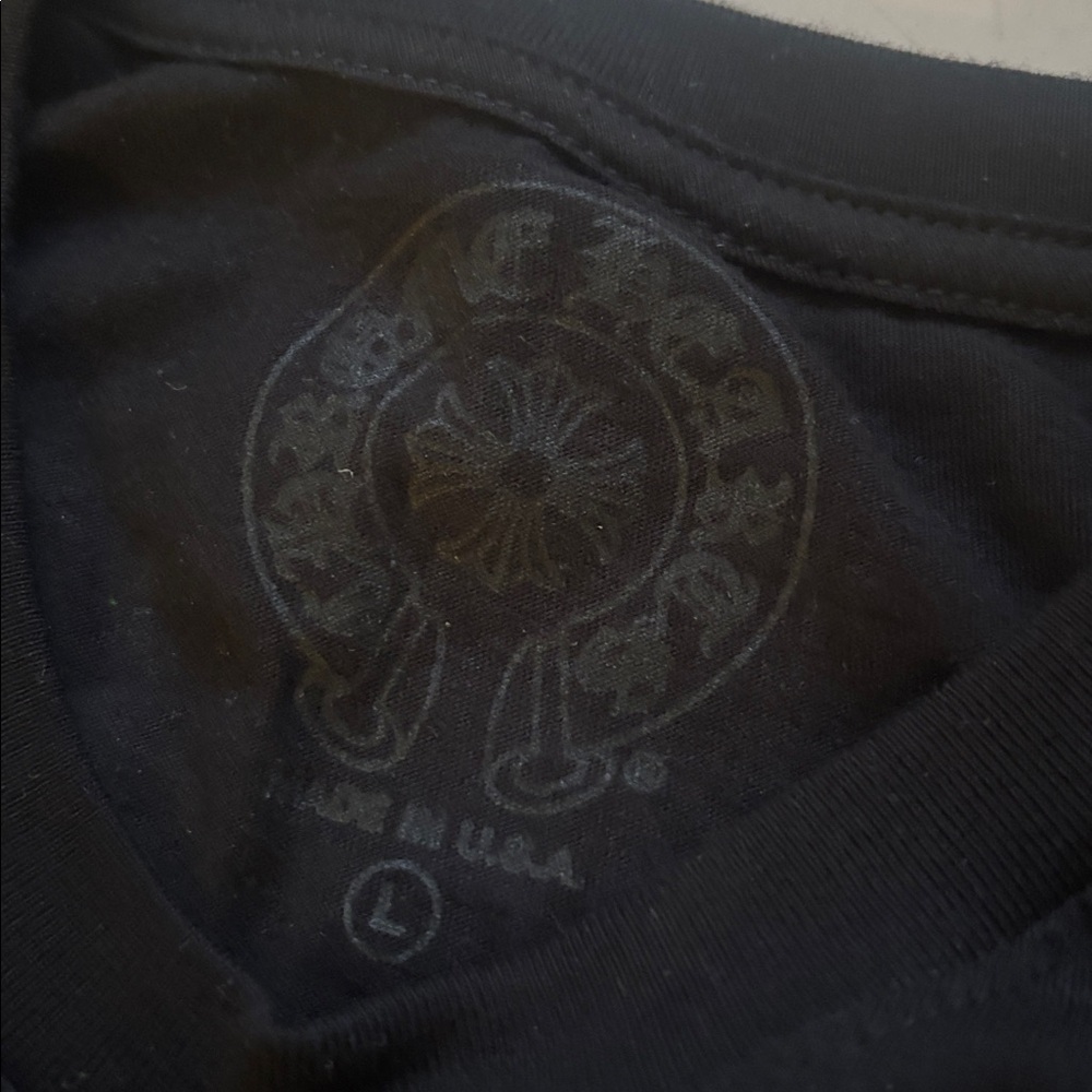 Chrome Hearts Black Tee with White Logo - Picture 4 of 4